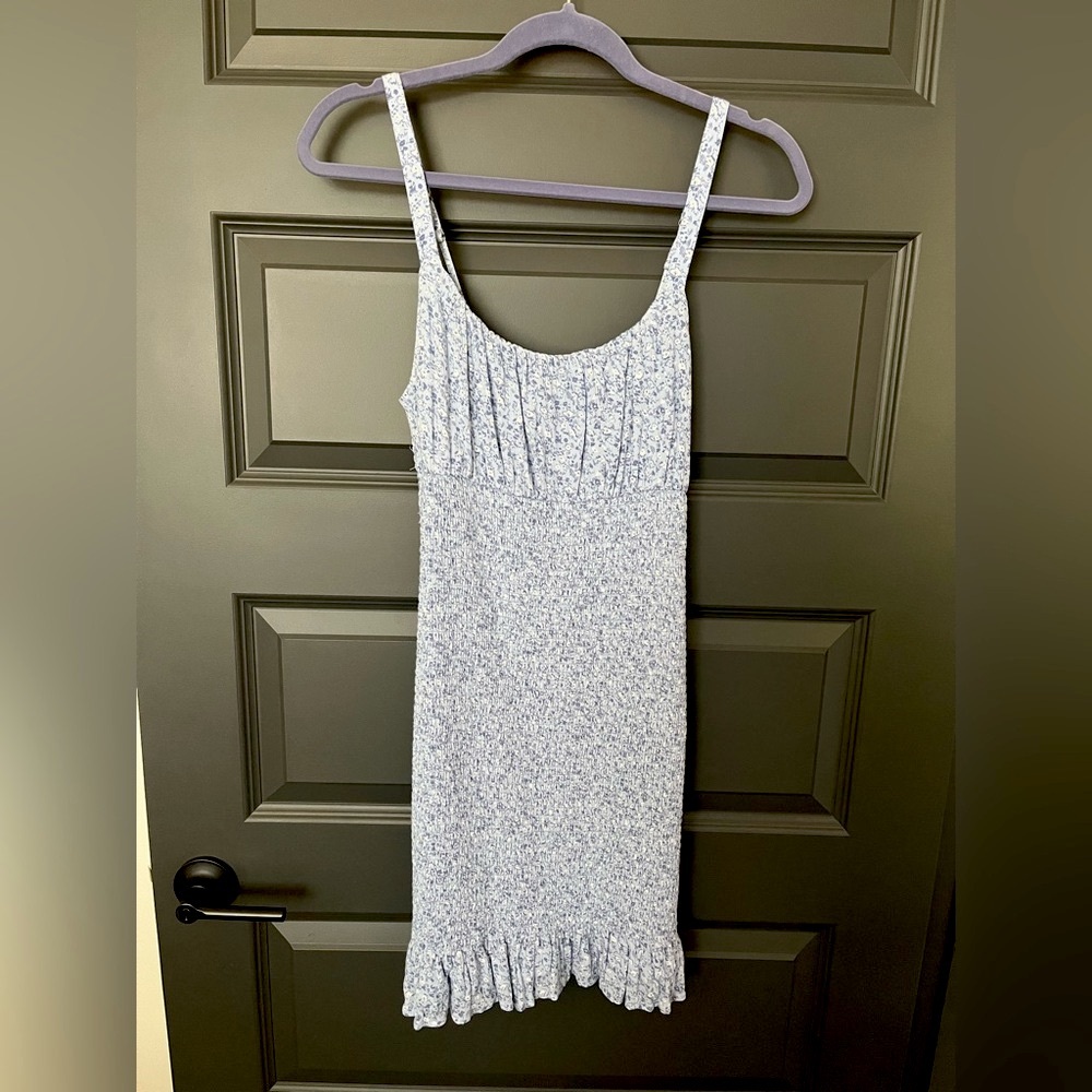 Abercrombie & Fitch Blue and White Floral Sundress